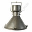 Oude fabriekslamp "Teplice met glasplaat"