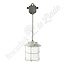 Oude fabriekslamp "White Roblin"