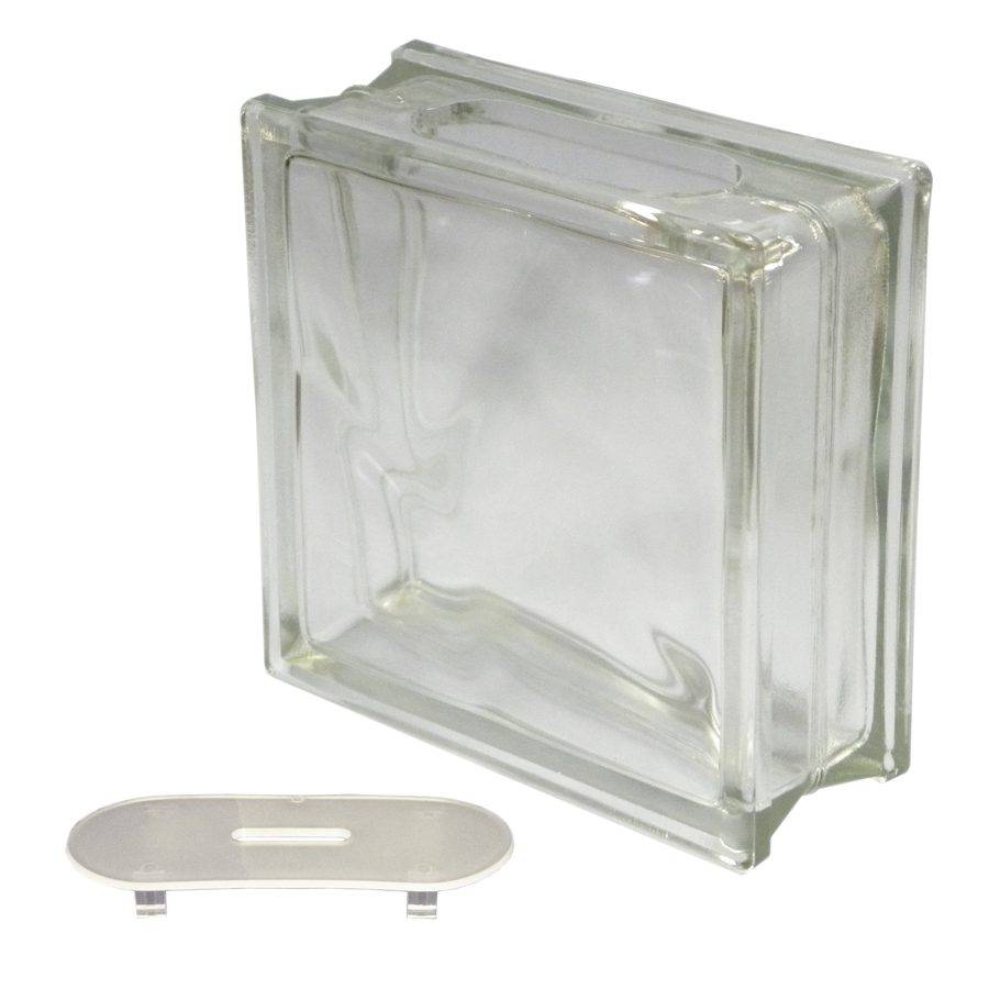 Bouwglas Glassblock with open side