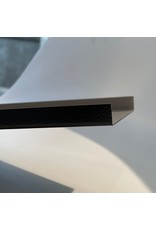 Zwarte afdekstrip 260cm x 8cm