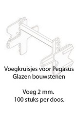 Seves Voegkruisjes 2mm voor Pegasus stenen