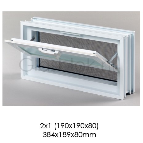 Bouwglas Lüftungsflügel fur 2x1 steine