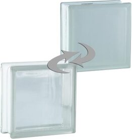 Bouwglas 10 stuks 190x190x80 Helder 1zijde Sahara