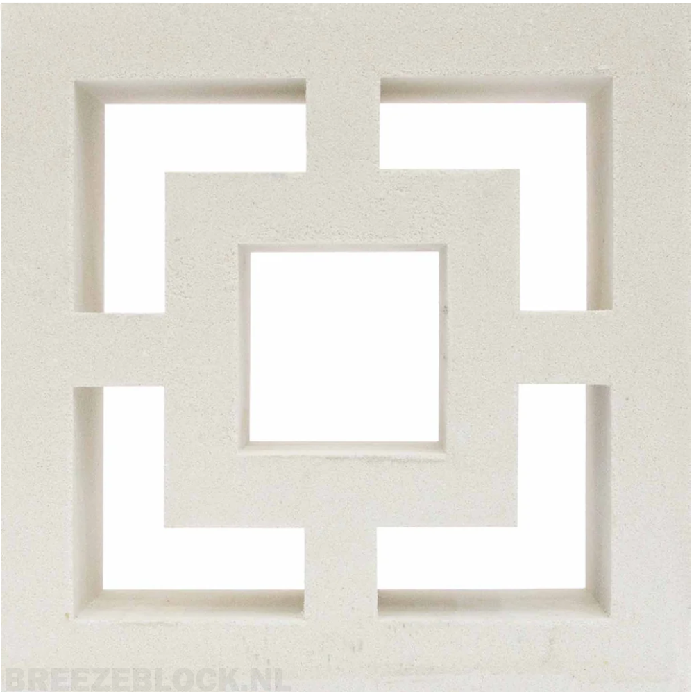 Breezeblock Patio 2929/9 Wit