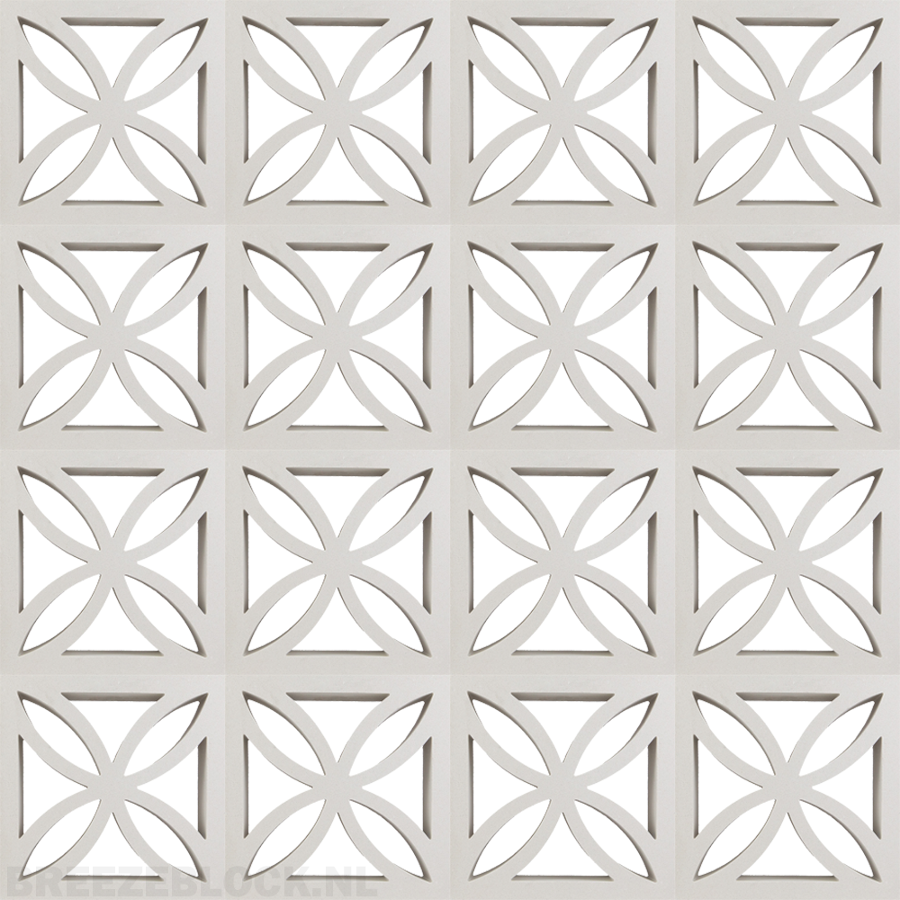 Breezeblock Flower 2929/9 Wit