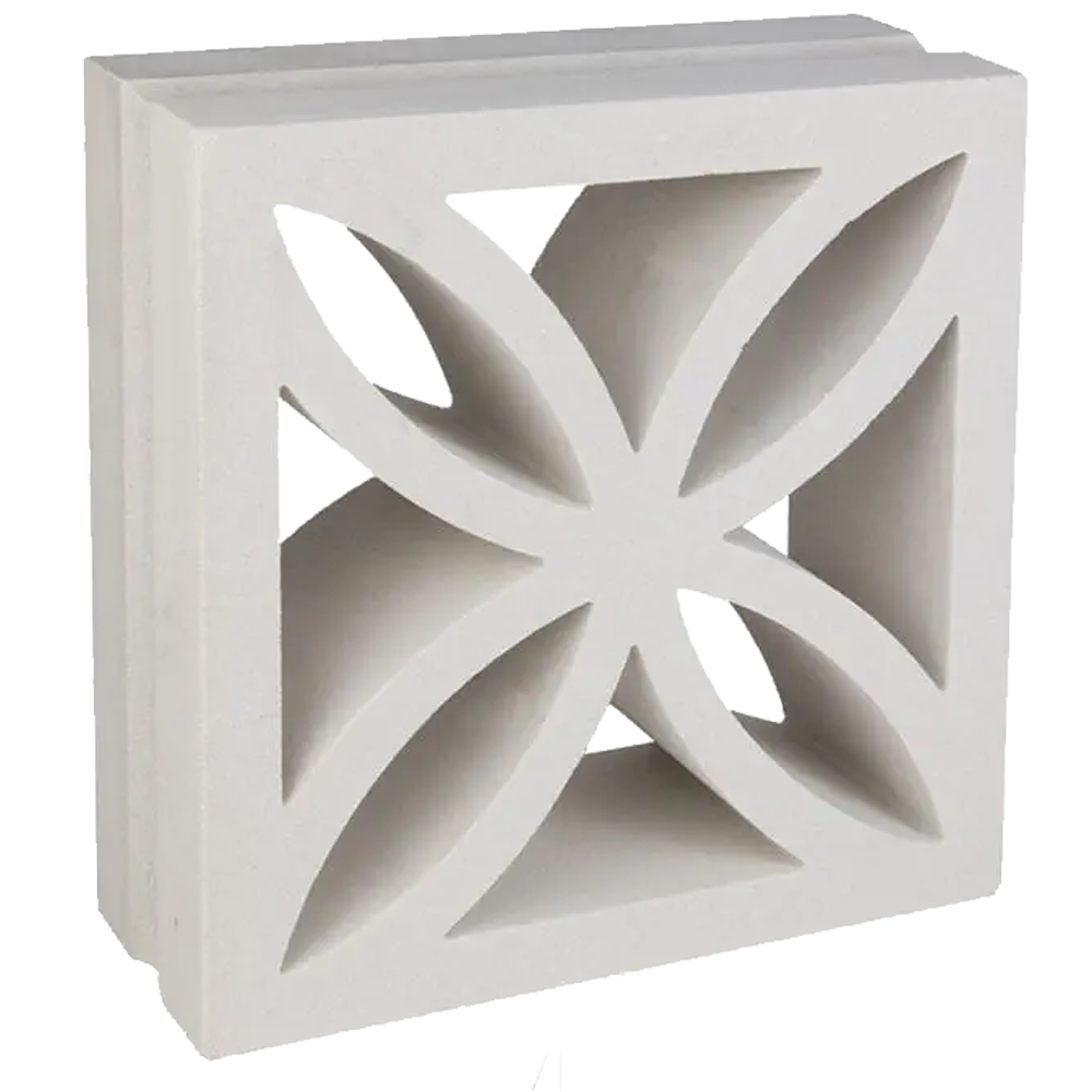 Breezeblock Flower 2929/9 Wit