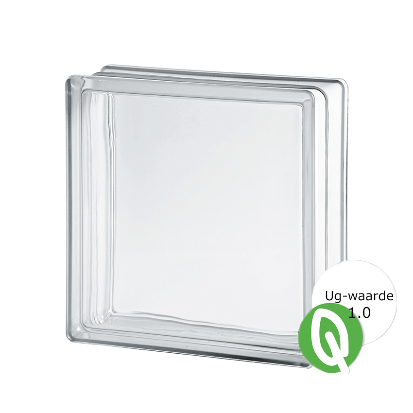 24x24x8 Thermo Block Slim Clear