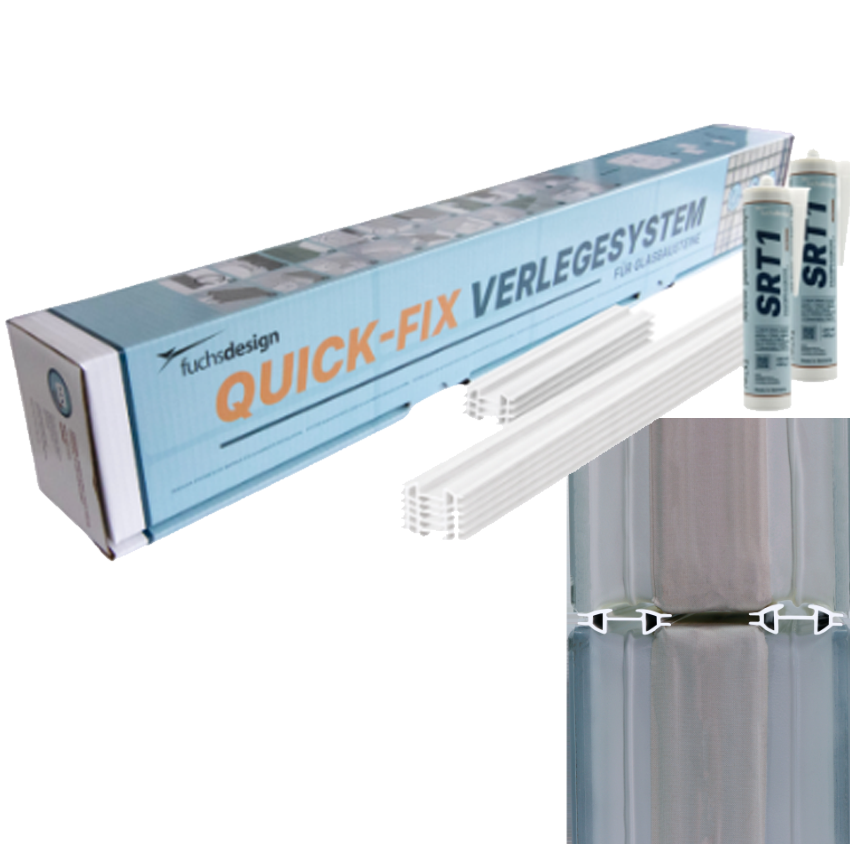 Bouwglas QUICK-FIX Verlegesystem für THERMO PLUS BLOCK 50st