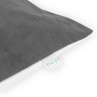 nu:ju® HOME Anti-allergy pillowcase SOFT TOUCH made of Evolon®, silver-ionised | 1 piece in 80 x 40 cm, Grey/White