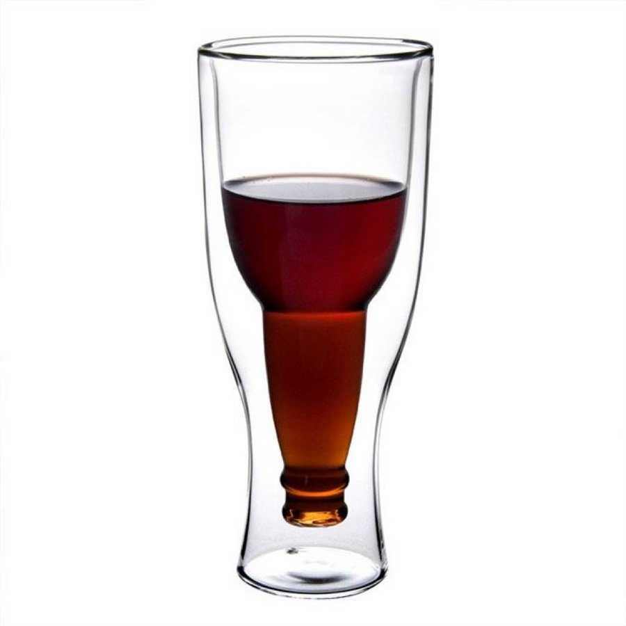 Upside Down Beer Bottle Glass-1