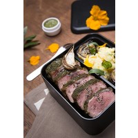 thumb-Bento Box Square (Black Onyx/Zwart)-3