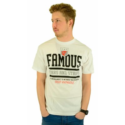 Famous Stars and Straps Street Knowledge T-Shirt White