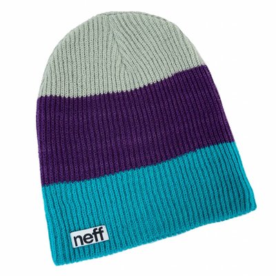Neff Headwear Trio Beanie Green/Purple/Grey
