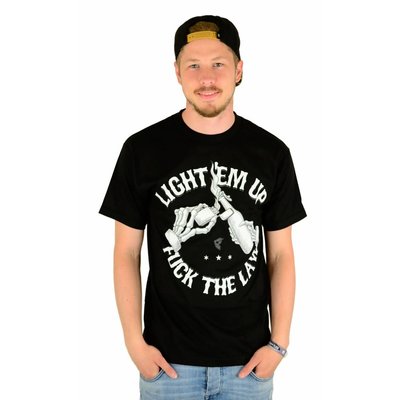 Famous Stars and Straps Light em up T-Shirt Black