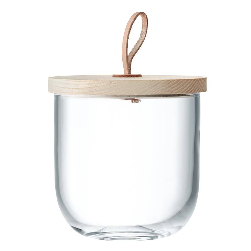 Serveerstolp Ivalo voorraadpot met houten deksel - Middel-2