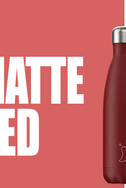 Chilly Bottle Rood - Matte Red