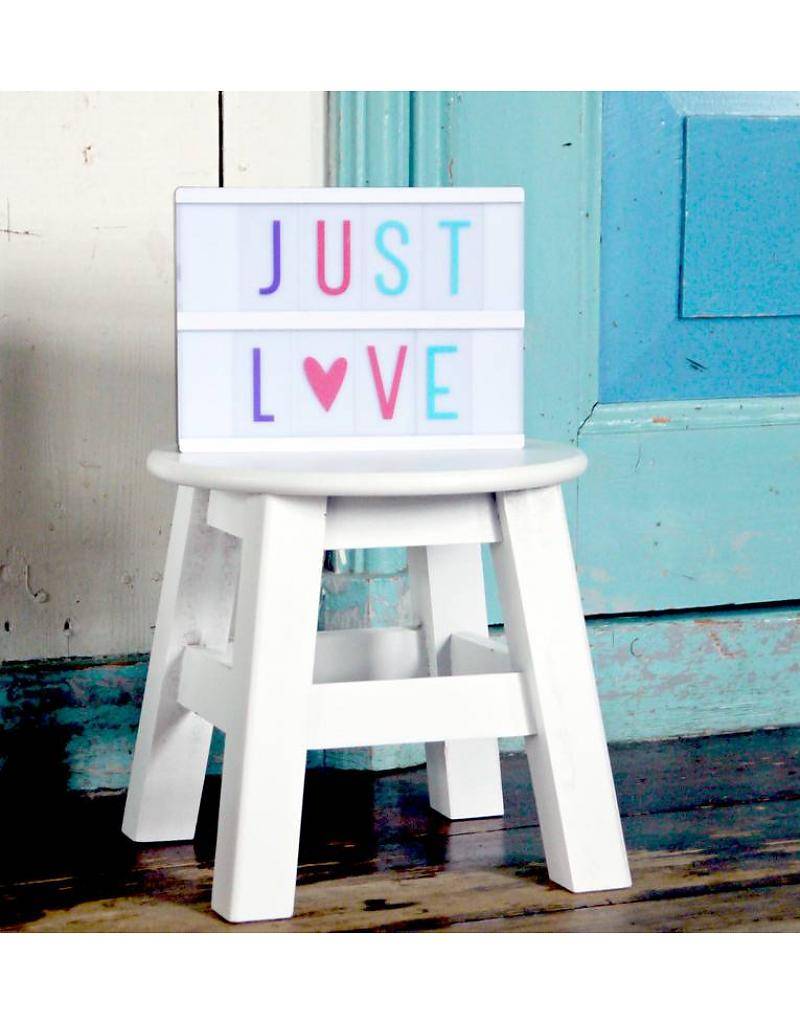 Lightbox pastel Letters & Symbolen A Little Lovely Company Puur