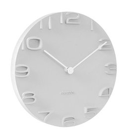 Present Time Karlsson Wall clock On The Edge - Wit