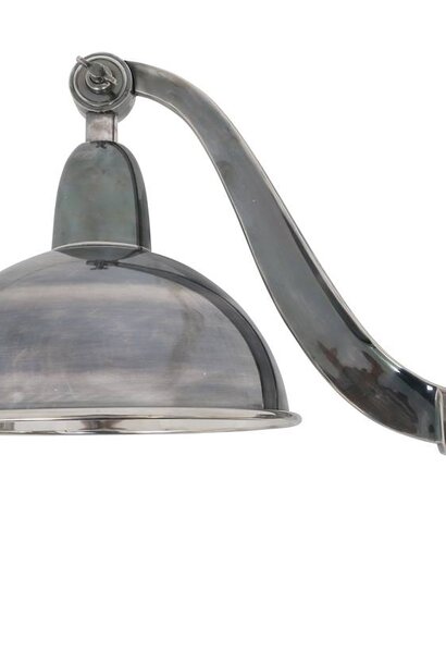 Wandlamp Halifax Antiek Zilver