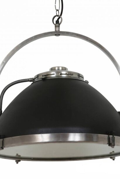 Hanglamp Bombay Vintage steel black