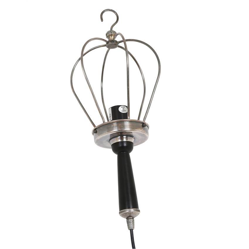 Industriële handlamp Phoenix Zilver / Zwart-1
