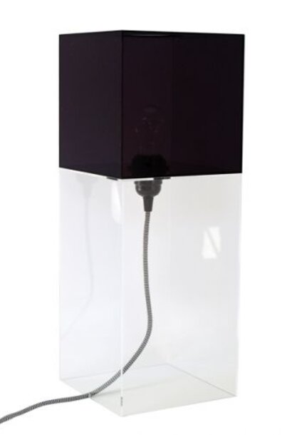 HK Living Plexiglas Lamp Zwart Hoog