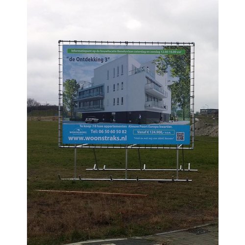 VRIJSTAAND SPANDOEKFRAME - gebruikt