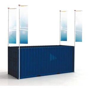 HUREN CONTAINERFRAME CF010 met BANIEREN