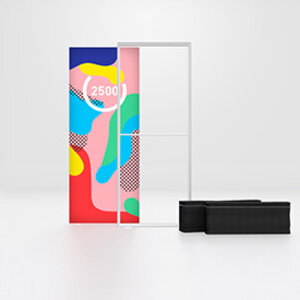 PIXLIP GO LED 100x250 cm