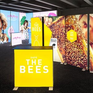 PIXLIP GO LED COUNTER 100x100 cm