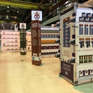 Spandoekframes Spandoekframes Interactie Supermarkt