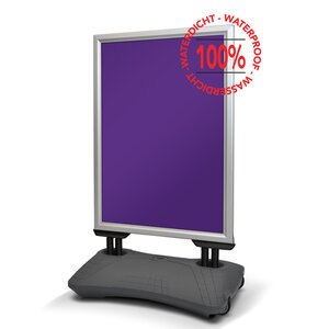 STOEPBORD DUSSELDORF ZILVER