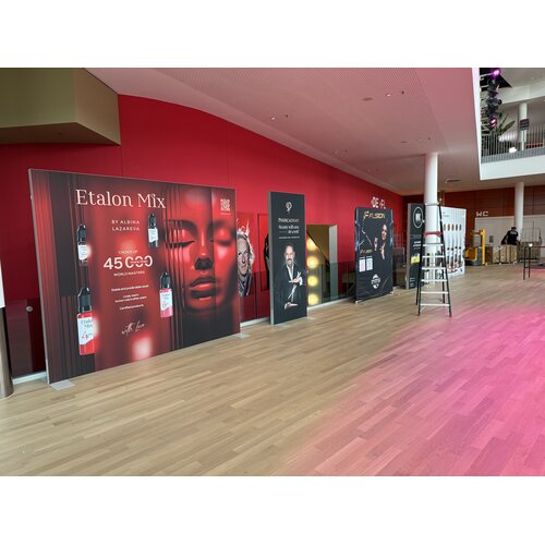 TEXTIELFRAME HUREN - Achterwand TEXTIELFRAME HUREN - Achterwand