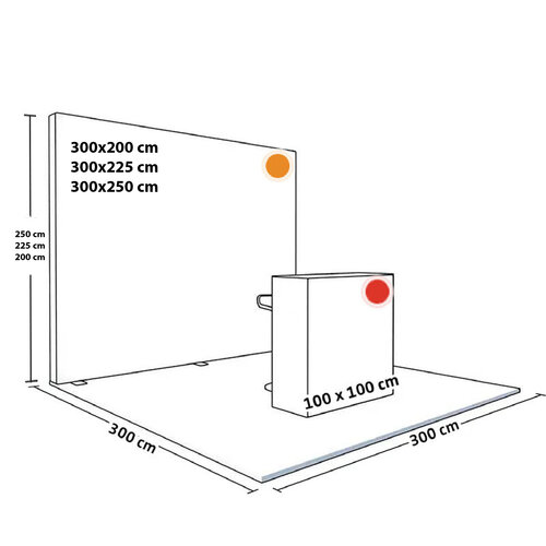 PIXLIP GO Huren PIXLIP S-01 - Stand tot 10 m2  - Copy