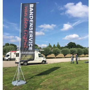 5 METER HOGE MOBIELE MASTVLAG HUREN