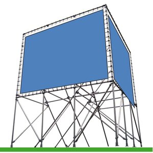 SPANDOEKFRAME Vrijstaand V-vorm