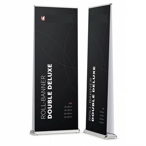 Roll UP banner DUBBELZIJDIGE ROLL UP BANNER De LUXE