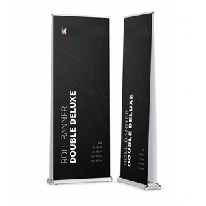 Roll UP banner DUBBELZIJDIGE ROLL UP BANNER De LUXE