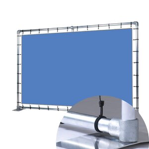 HUUR SPANDOEKFRAME beursvoetplaten