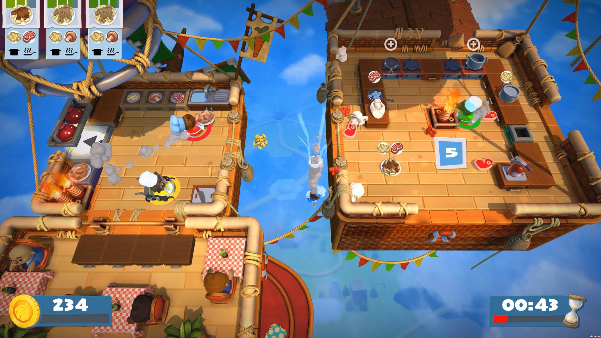 Overcooked Double Pack - Overcooked 1 & Overcooked 2  - PS4