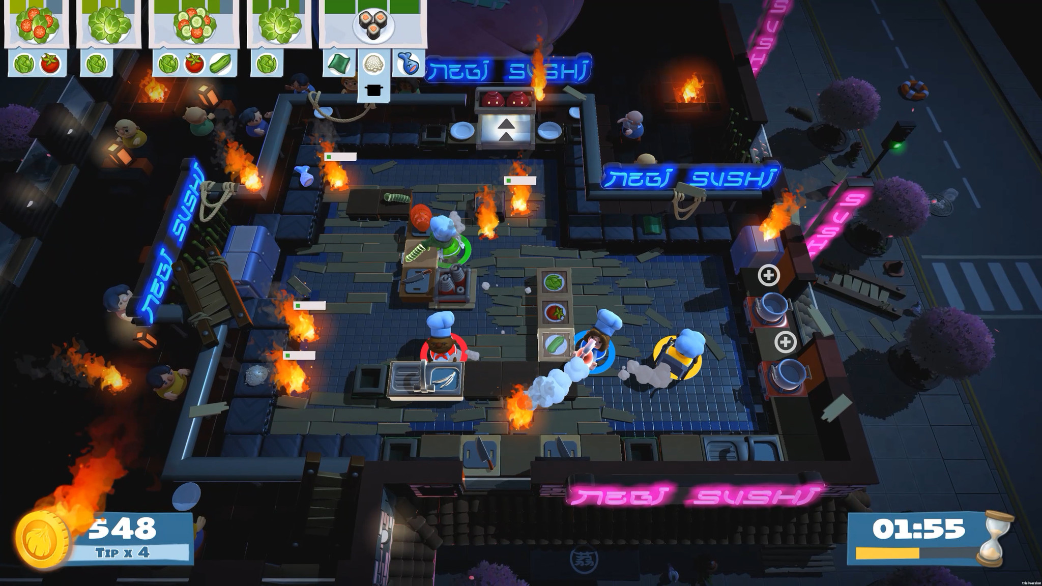 Overcooked Double Pack - Overcooked 1 & Overcooked 2  - PS4