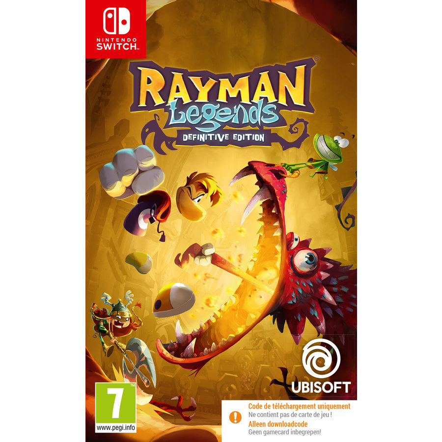 RAYMAN LEGENDS DEFINITIVE EDITION SWITCH (CODE IN BOX)  - Nintendo Switch
