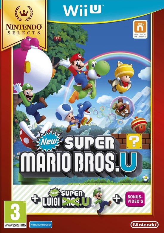 New Super Mario Bros. + New Super Luigi U (Nintendo Selects) - Nintendo WiiU