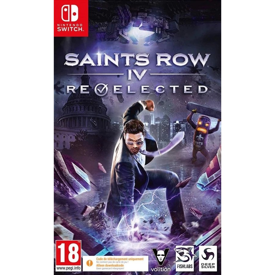 Saints Row 4: Re-Elected (Code in a Box) - Nintendo Switch