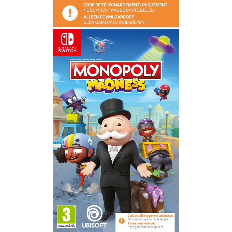 Monopoly Madness (Code in Box) - Nintendo Switch