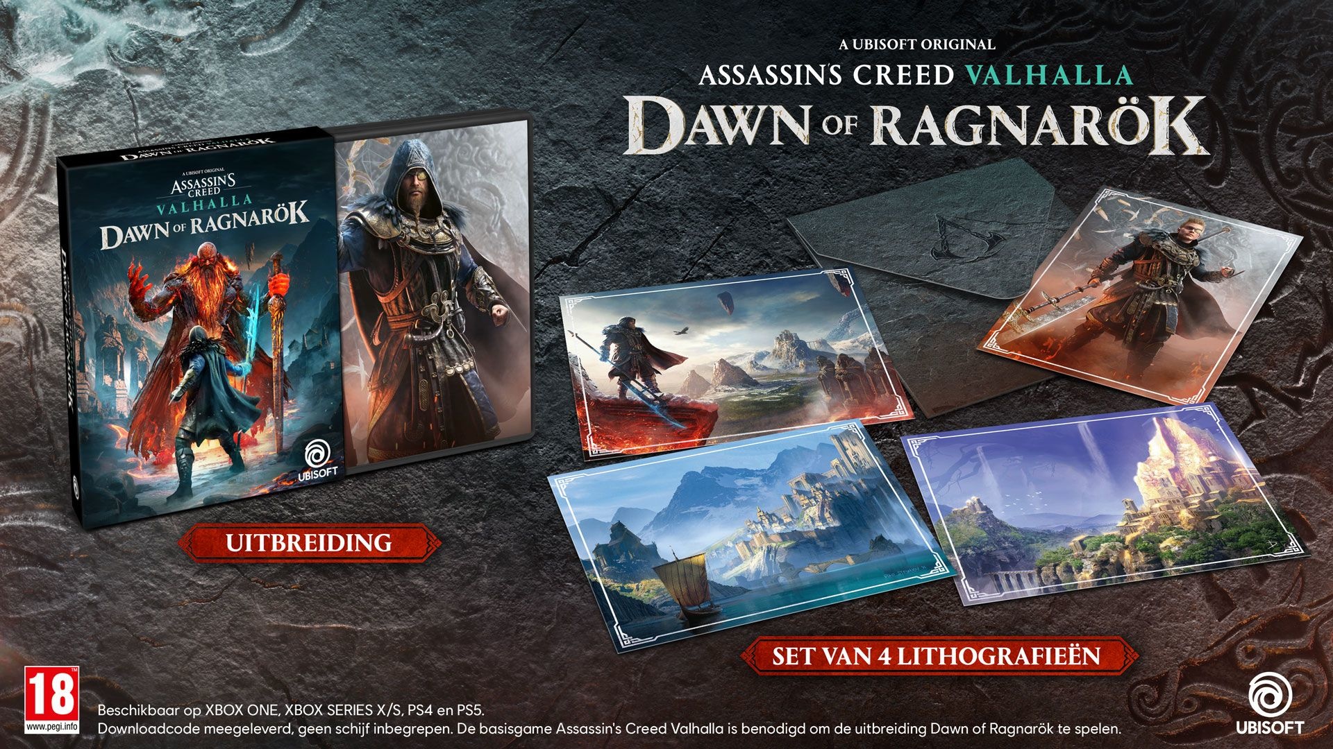 Assassin's Creed: Valhalla - Dawn of Ragnarok (Code in a Box) - PS4