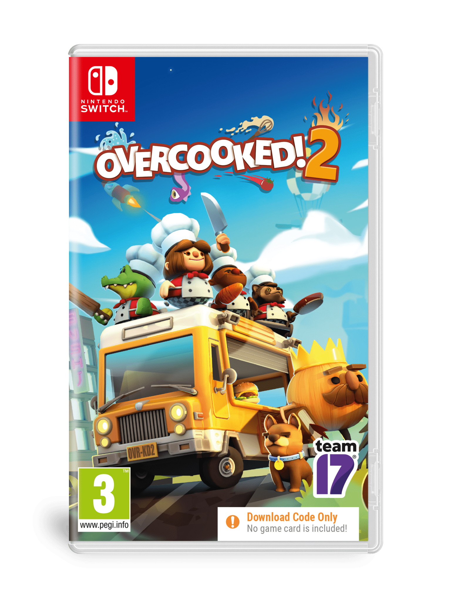 Overcooked 2 (Code in Box) - Nintendo Switch