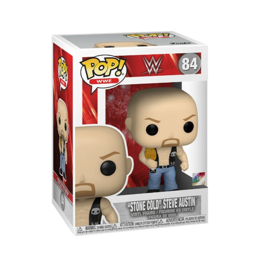 Pop WWE: "Stone Cold" Steve Austin - Funko Pop #84