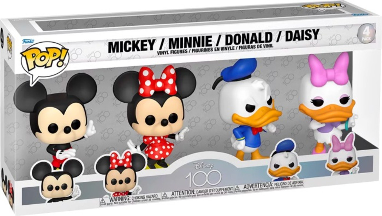 Pop 4-Pack: Mickey/Minnie/Donald/Daisy - Funko Pop