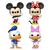 Pop 4-Pack: Mickey/Minnie/Donald/Daisy - Funko Pop
